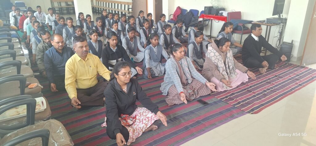 Meditation Day celebrated in Birsa Munda College Sukhtawa