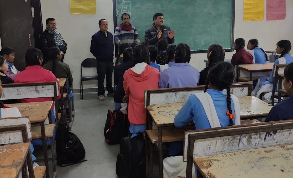 MGM team visited schools under 'College Chalo Campaign'