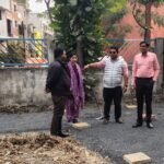 Municipal Chairman inspected the park being built in Kaveri State