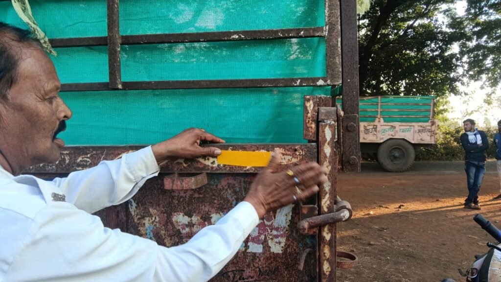 Radium installed on 50 tractor-trolleys, giving training on traffic rules in schools