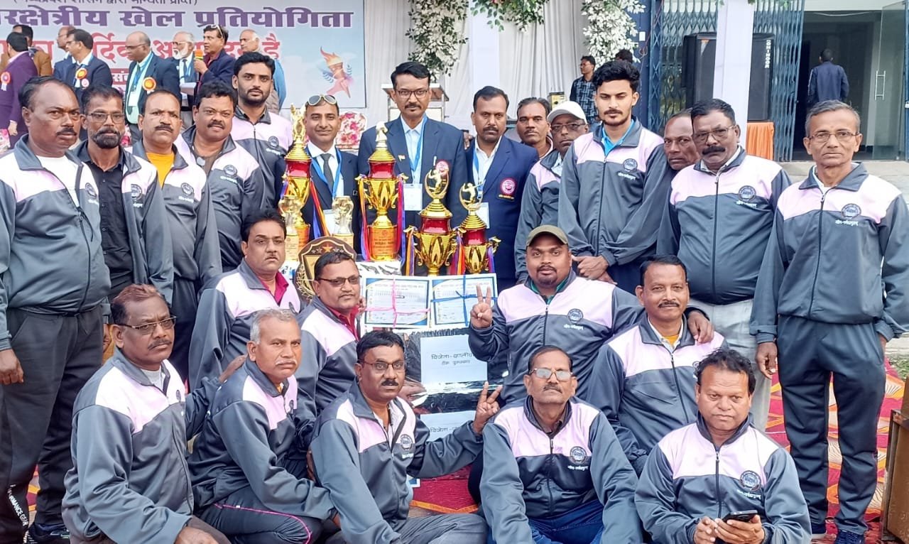 Winner in Narmada Puram Volleyball in the 33rd Inter Regional Sports Competition held in Jabalpur.