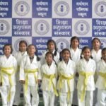 38 children successful in Karate Yellow Belt exam in Vardhaman Public School, Itarsi