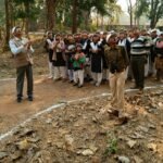 Under the Anubhuti programme, school children were made to identify trees, plants, grass and medicinal plants.