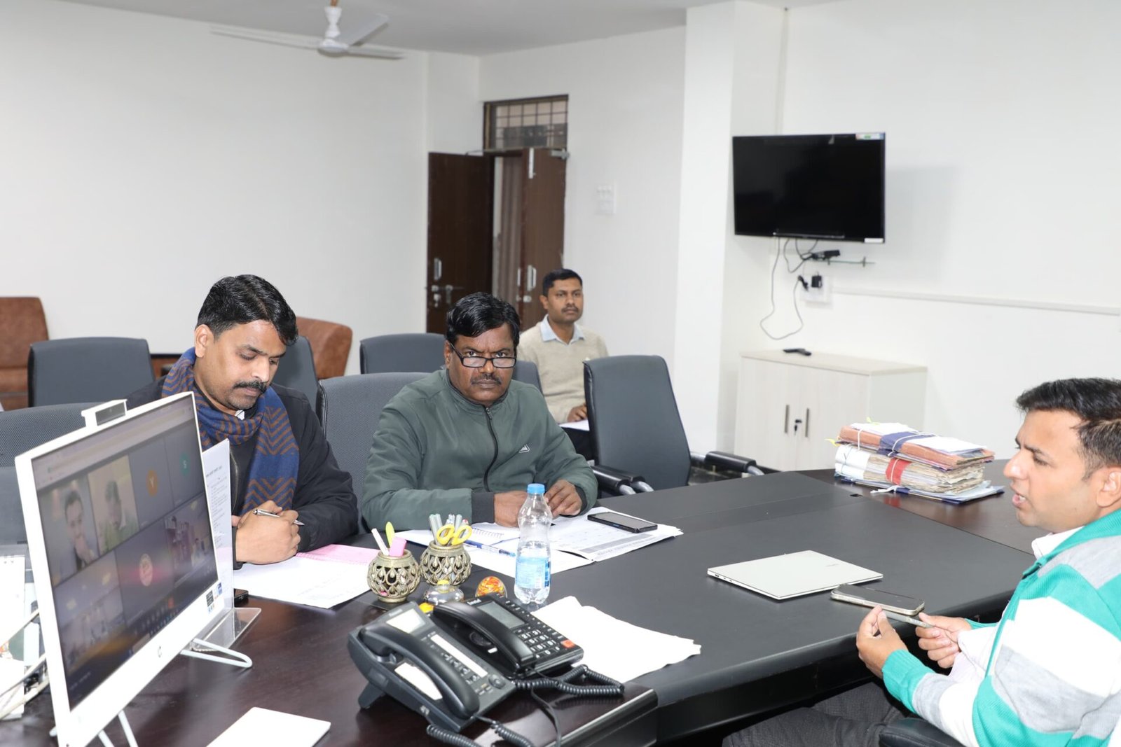 In view of the upcoming festival, the law and order situation in the districts remains tight.