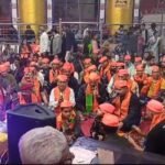 Hindu Jagran Samiti performed bhajan kirtan in Hanuman Dham temple