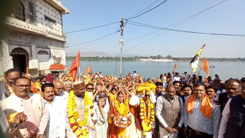 Narmada Jayanti celebrations of Chauriya Kurmi community begin on Moni Amavasya.