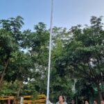 Municipality President Neetu Yadav saluted the flag in the municipality