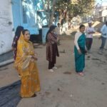 Municipality President Neetu Yadav inspected the road