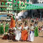 Enthusiasm was seen among school children, NCC and scout cadets in the main function of Republic Day.