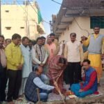 Bhoomi Pujan of CC Road in Ward No. 9 and 10