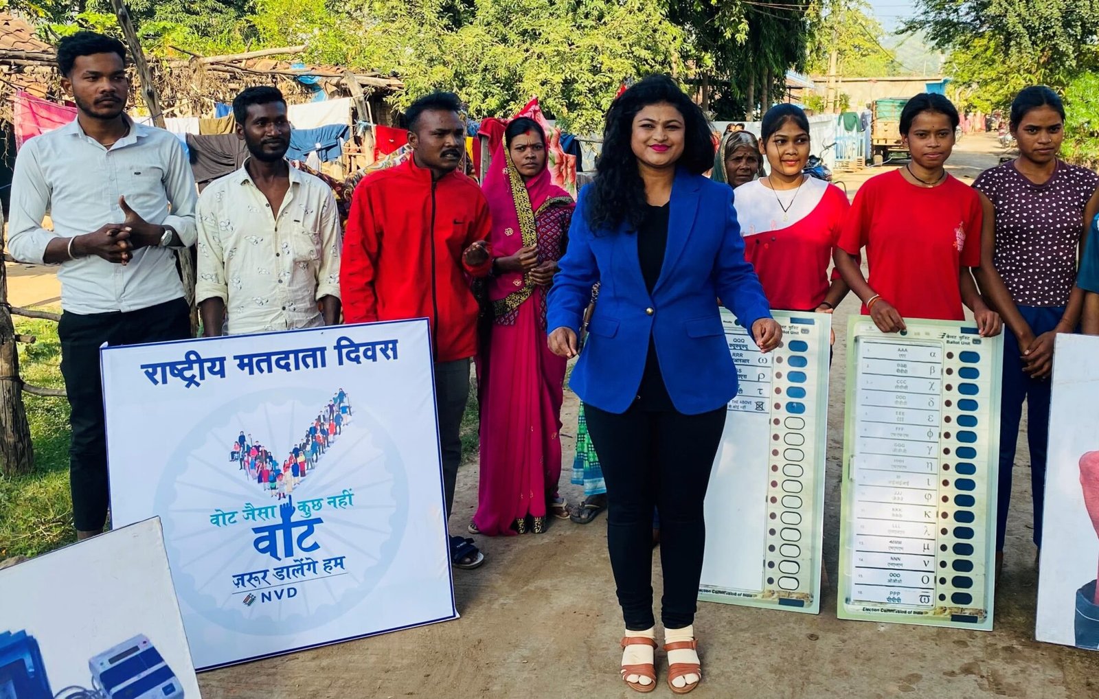 राष्ट्रीय मतदाता दिवस पर महिलाओं की प्रजातंत्र में बढ़ती भागीदारी को बताया सारिका ने 1 On National Voters' Day, Sarika told about the increasing participation of women in democracy.