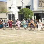 Children enthusiastically participated in the two-day sports Mahakumbh in Vardhaman.