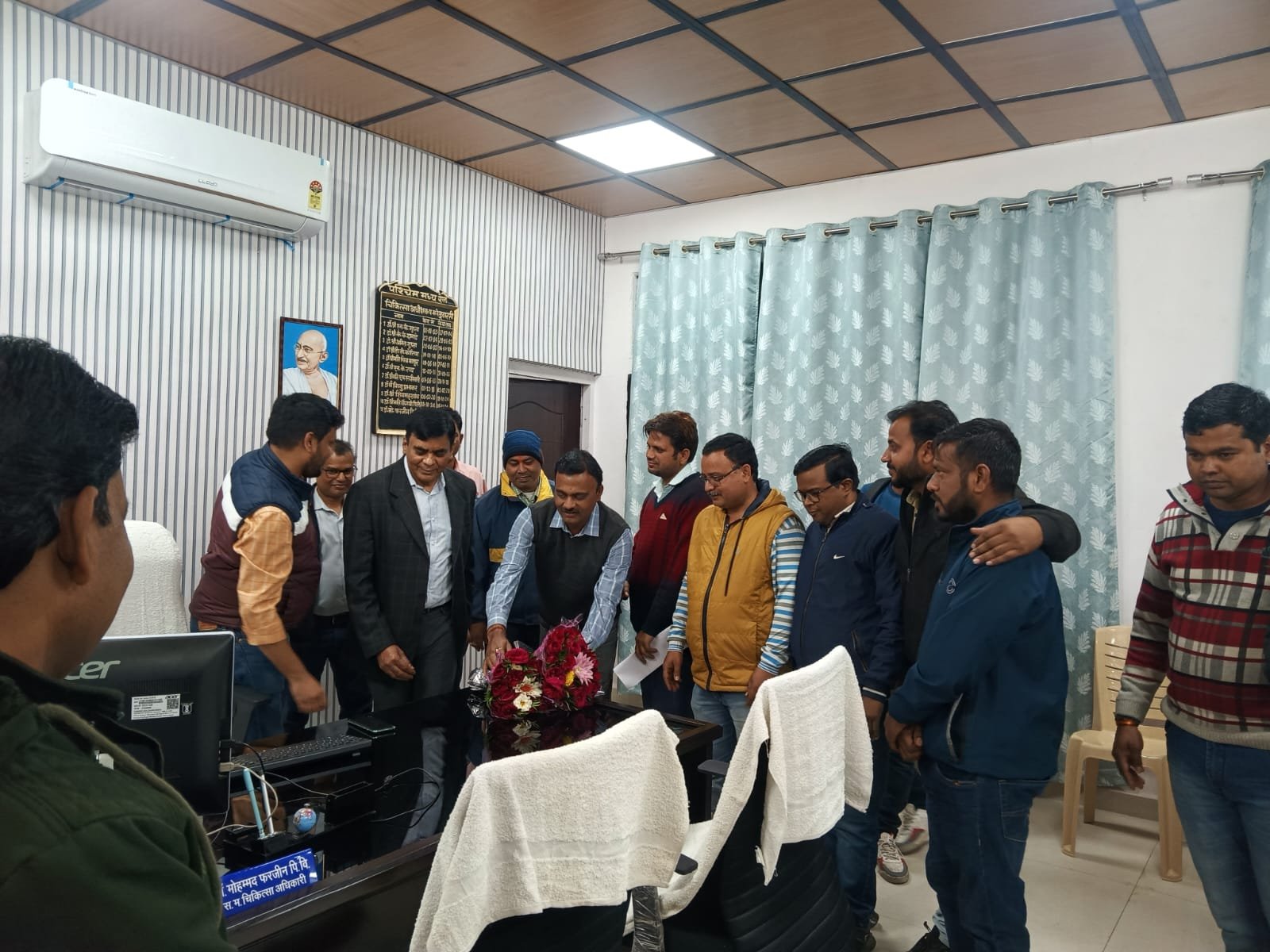 Labor union gave memorandum regarding the problems of railway hospital