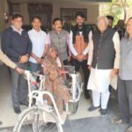 MLA gifts tricycle to disabled woman