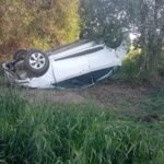 Car lost control and overturned near village Taronda, two women died