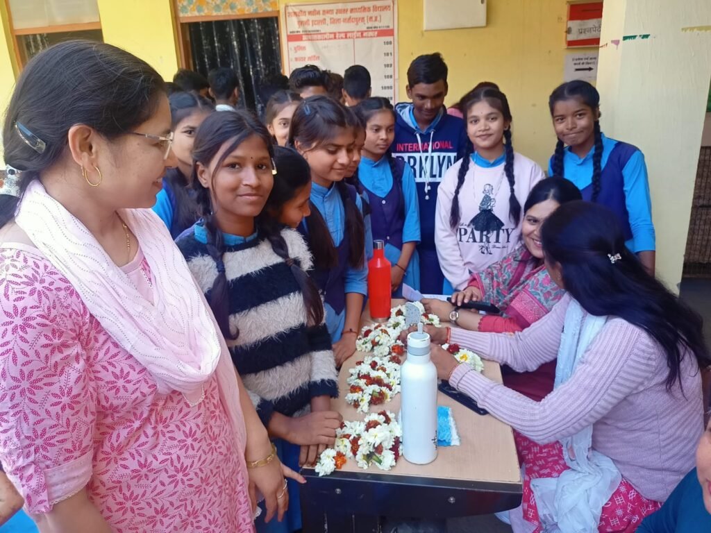 Gave career related guidance to girls of girls school