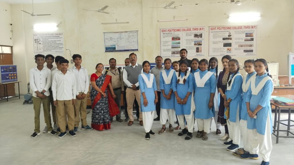 More than 30 students from two schools took an educational tour of Polytechnic College