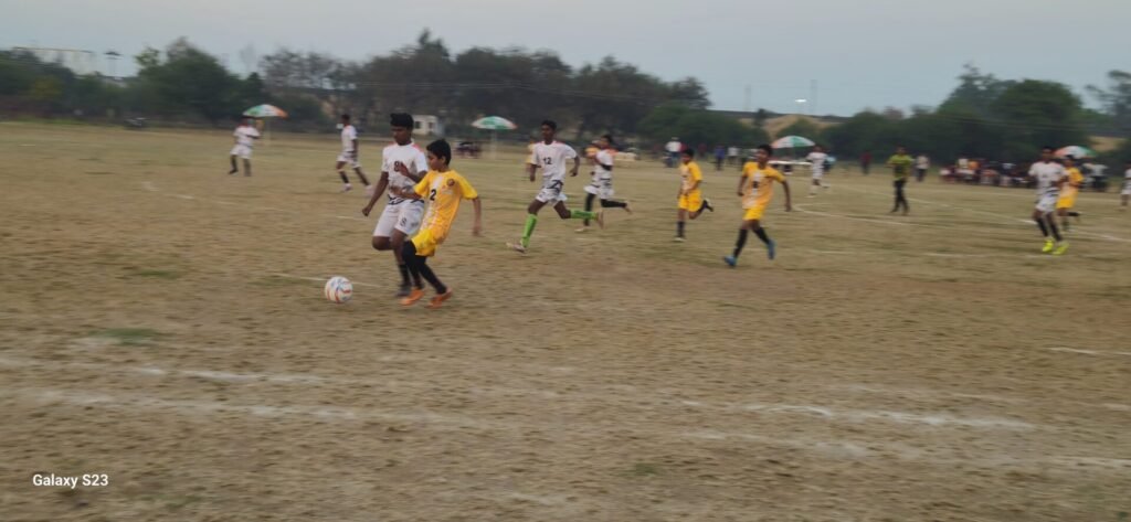 Under-15 football competition started in Railway Ground New Yard