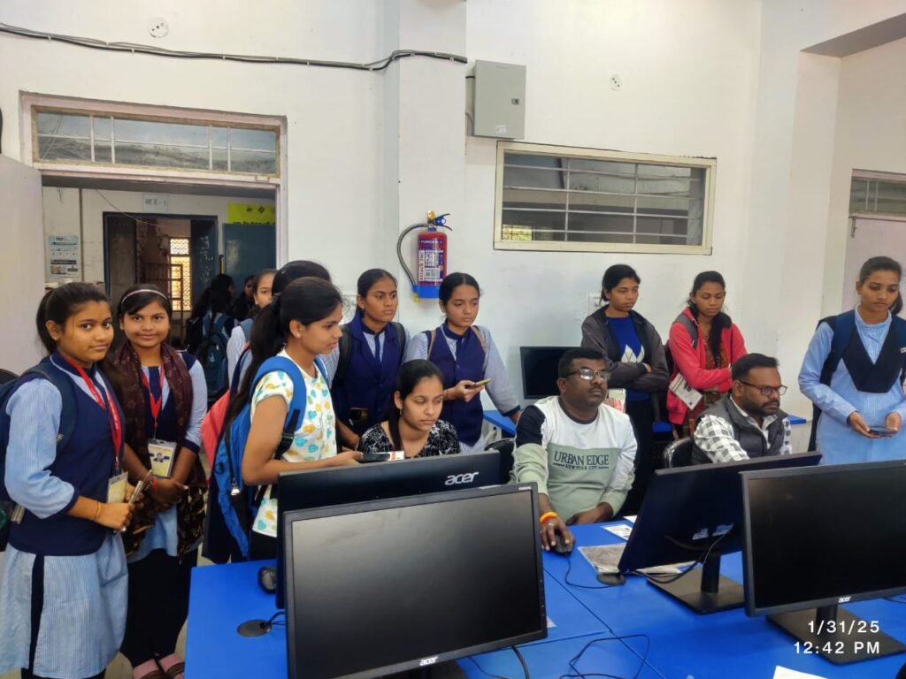 RTO team made free learning licenses for girl students in girls college.