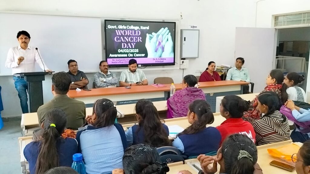 World Cancer Day workshop organized in Government Girls College