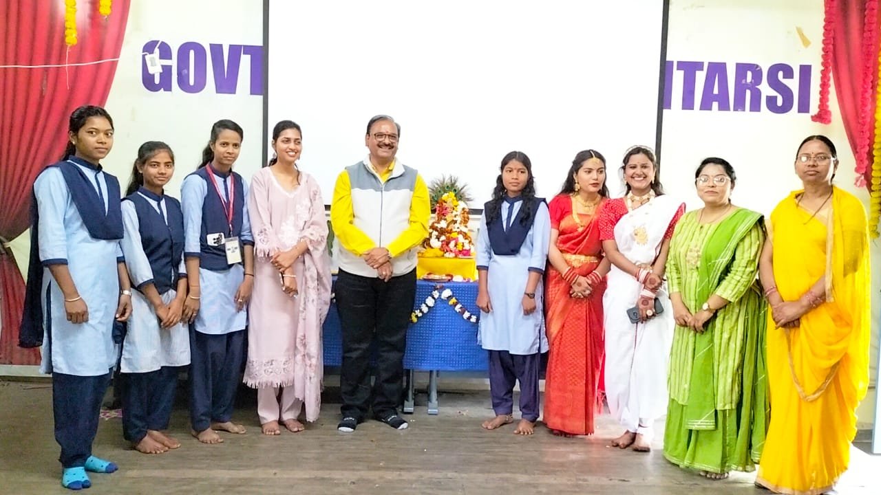 Saraswati puja and cultural program held on Basant Panchami in Girls College