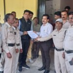 Memorandum to Tehsildar: Warning of agitation against assault on Kotwar in Jujharpur.