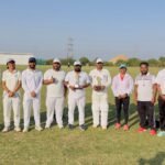 A unique event between government departments, a friendly cricket match was seen