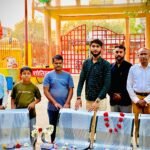 Bengali family donated steel bench to Shanti Dham in memory of their daughter Suparna