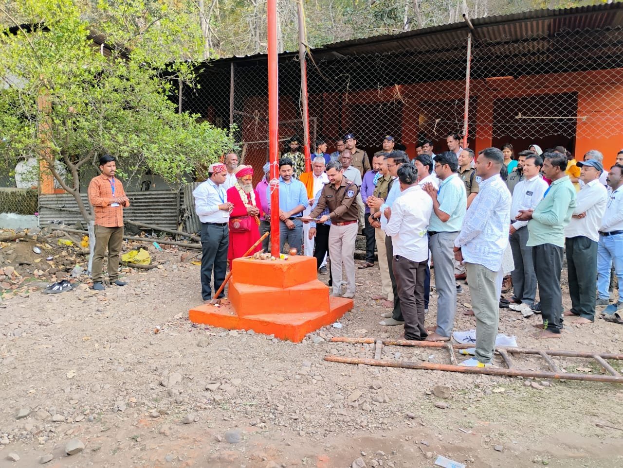 The three-day fair held on the occasion of Mahashivratri concluded and the flag was lowered