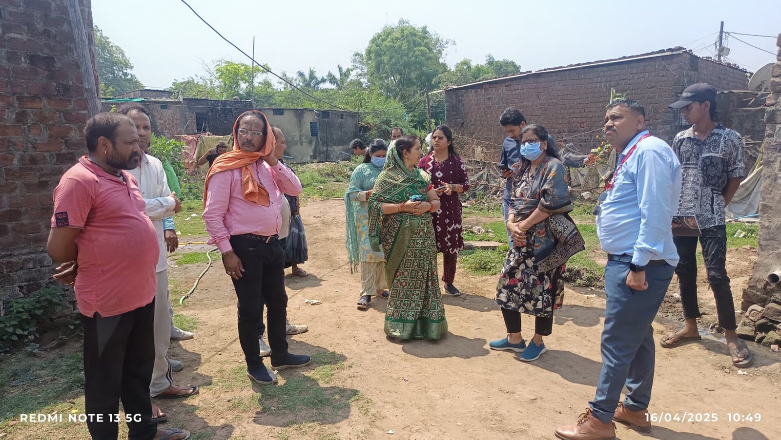 Municipal Chairman and CMO inspected the trenching ground