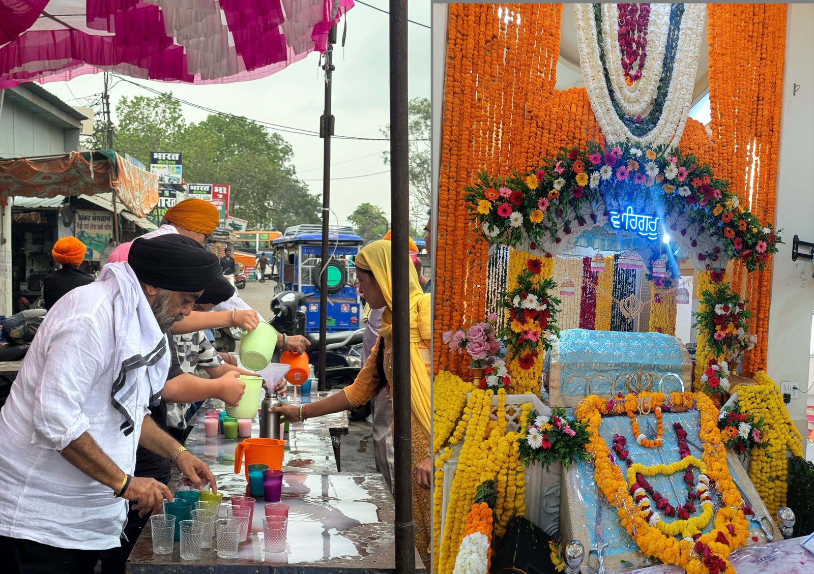 Martyrdom day of Guru Arjan Dev was celebrated, Sikh community distributed Sharbat Prasadi, Guru's Langar was organized