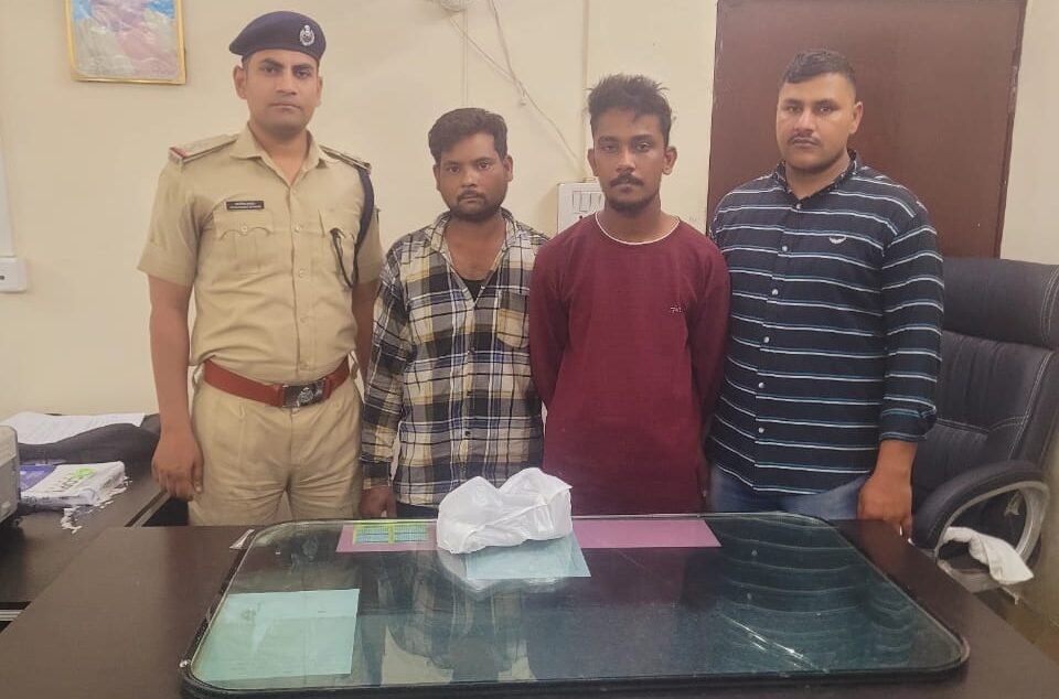 A thief was caught red handed stealing a tap from a train, the stolen property was recovered from a junk dealer