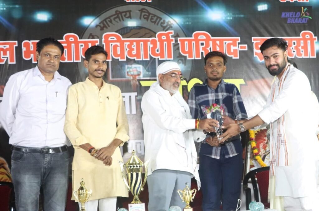 Akhil Bharatiya Vidyarthi Parishad organized a one day basketball tournament 'Lakshya'