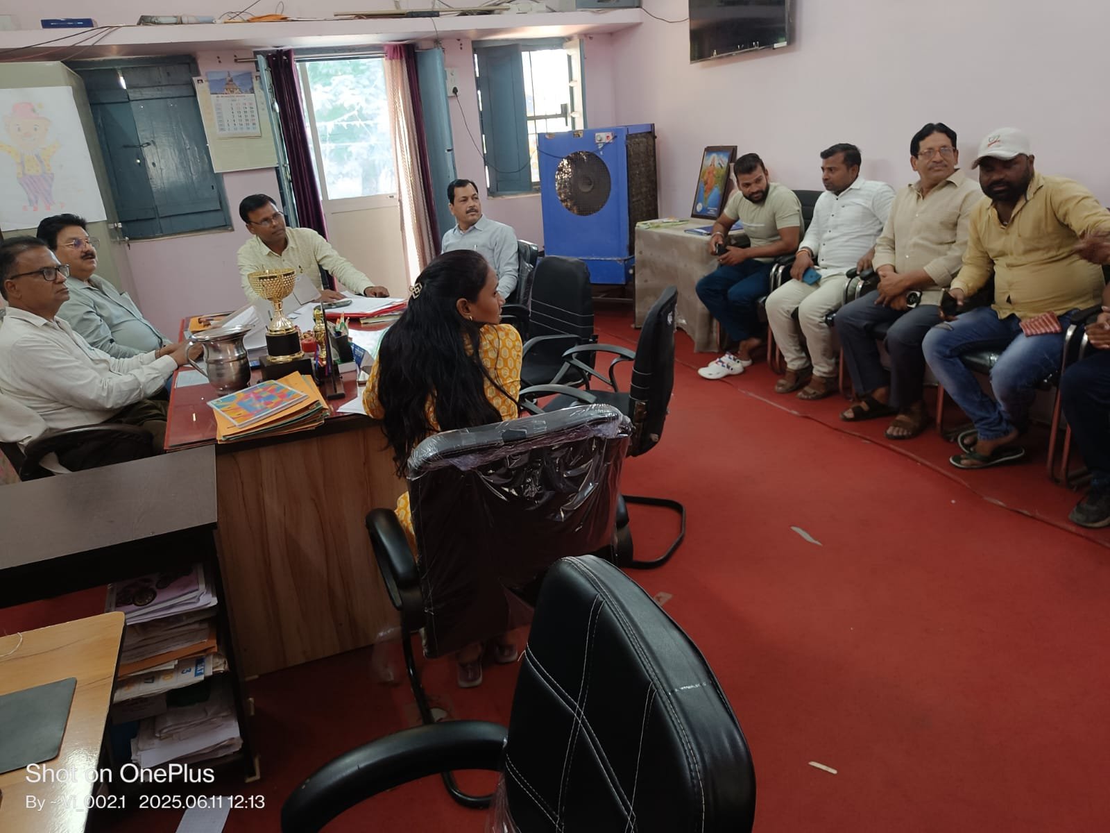 Discussion on security and other topics in the Transport Committee meeting held at Government Sandipani School