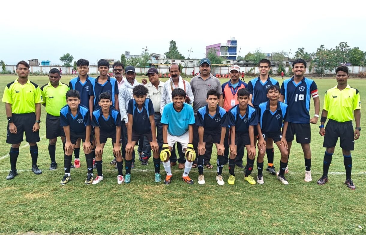 Football: Indore won the match, Gwalior and Sehore had a tie