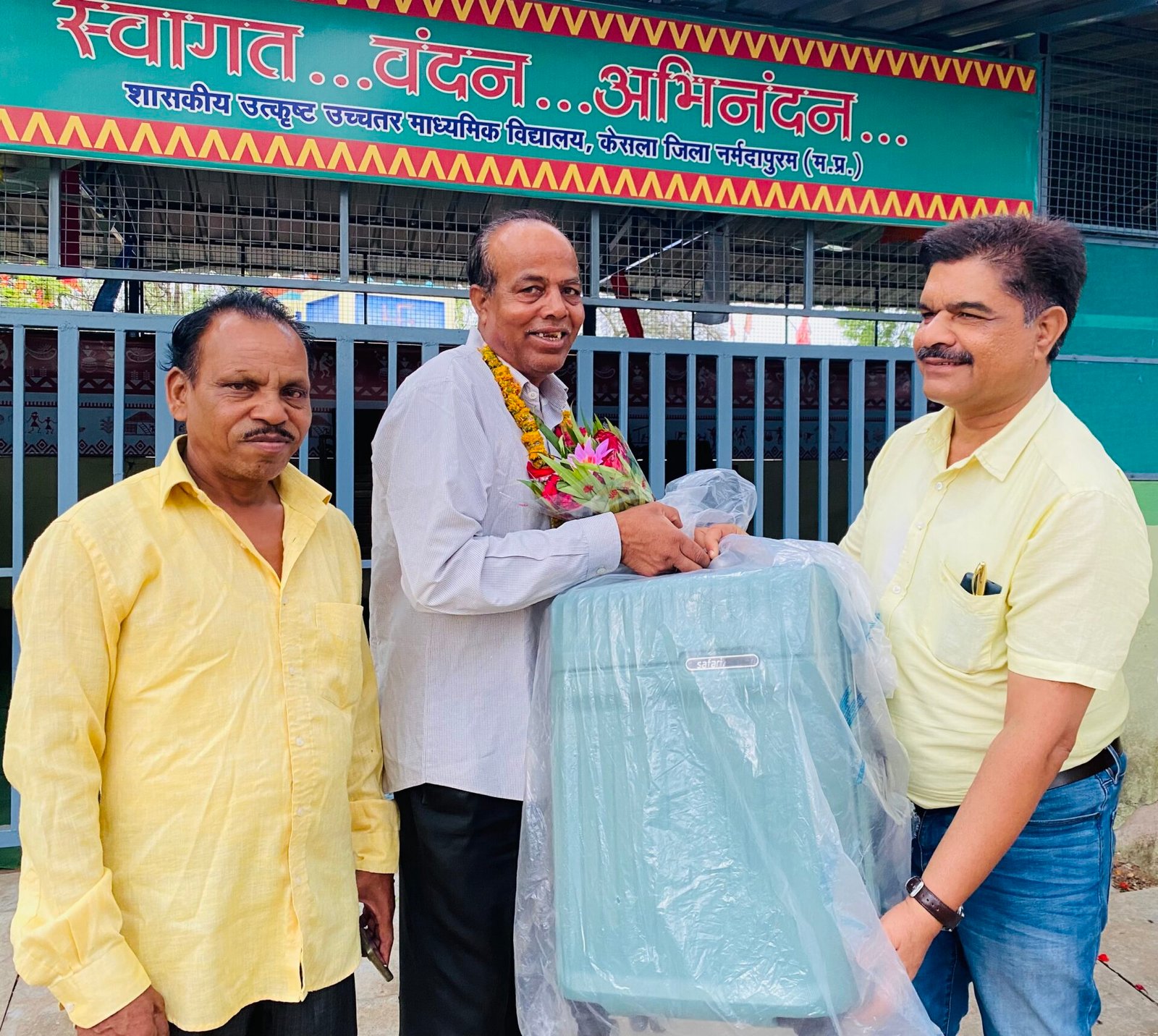 Informal farewell to Anandrao Bhau on his transfer from Kesla
