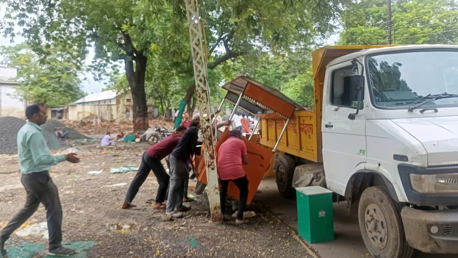 Illegal taps removed from SNG School to SP Tiraha