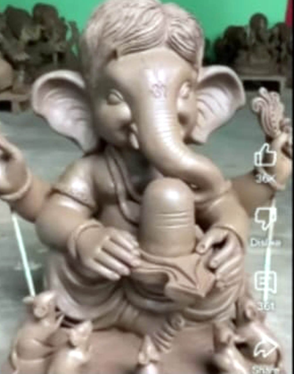 Learn to make clay Ganesha, free one day workshop tomorrow