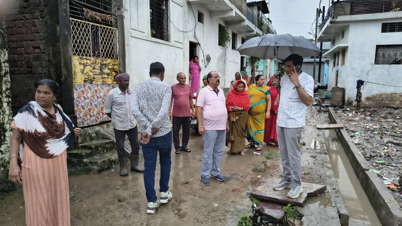 The Municipal Chairman inspected the development works in 3 wards