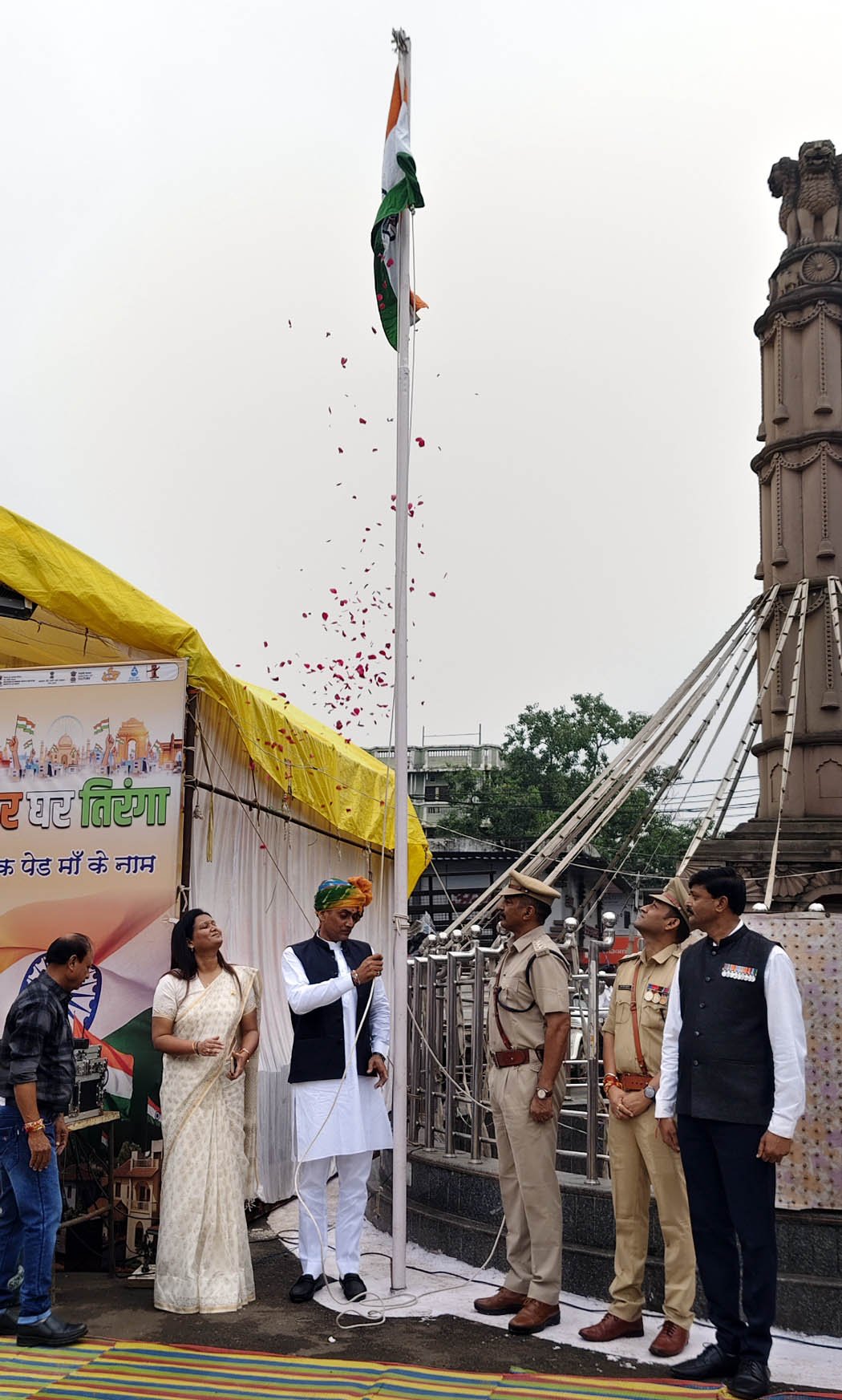 Flag hoisting, colourful programmes and honouring of talents took place on Independence Day