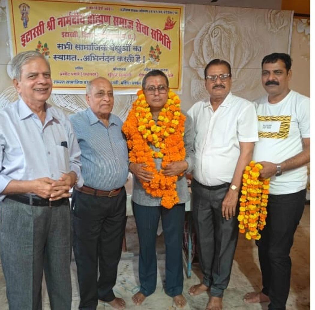 Manmohan Pagare elected president of Narmadia Brahmin community unopposed
