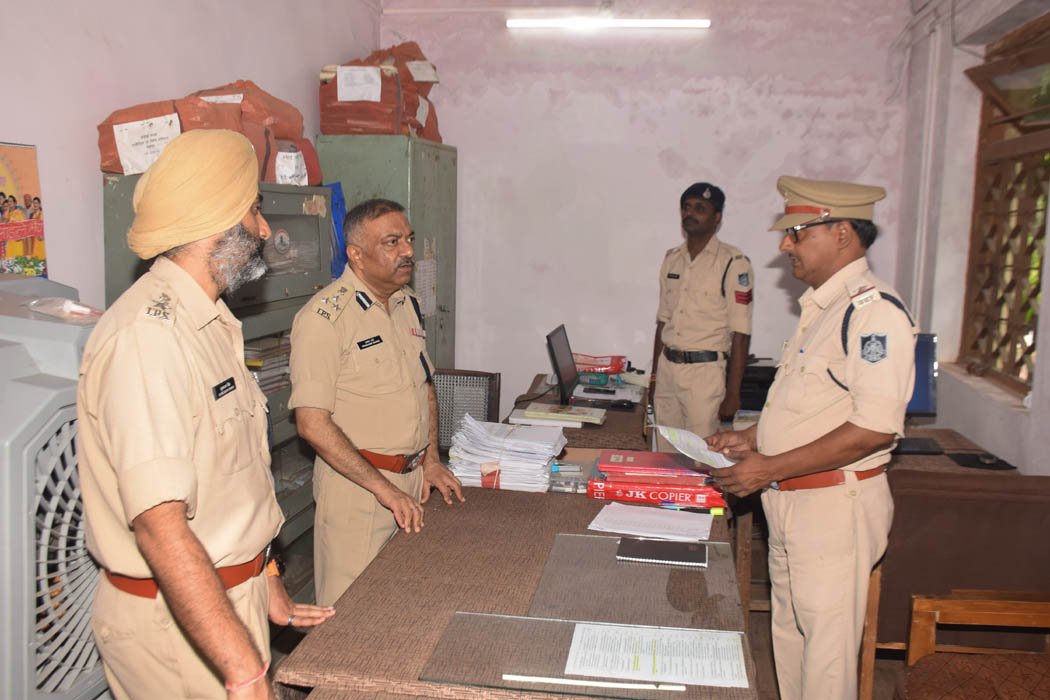 DIG did annual inspection of SP office and police line