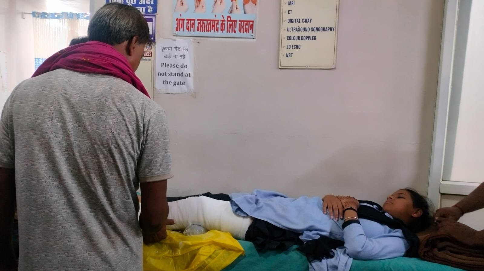 A case of negligent driving has been registered against the driver of Maharana Pratap School bus