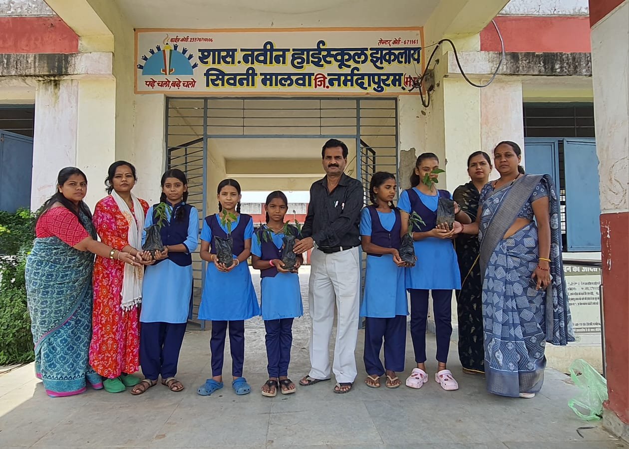 Plantation was done by gifting saplings under the campaign 'One tree in the name of mother'