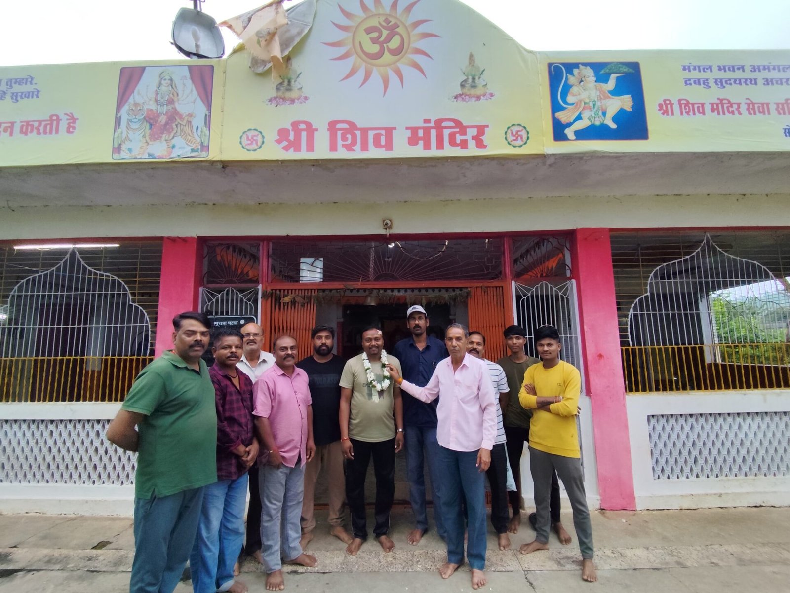 Reorganization of Tawanagar Shiva Temple Service Committee, Bhupesh Sahu again appointed as President
