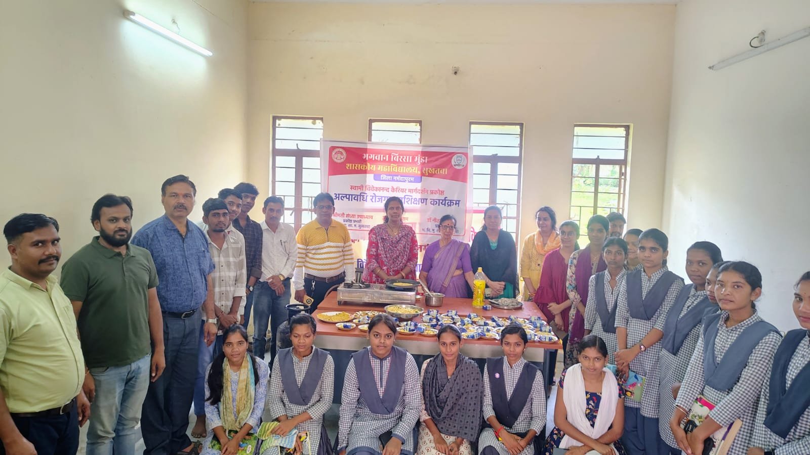 Cooking training and nutrition week successfully organized at Bhagwan Birsa Munda College
