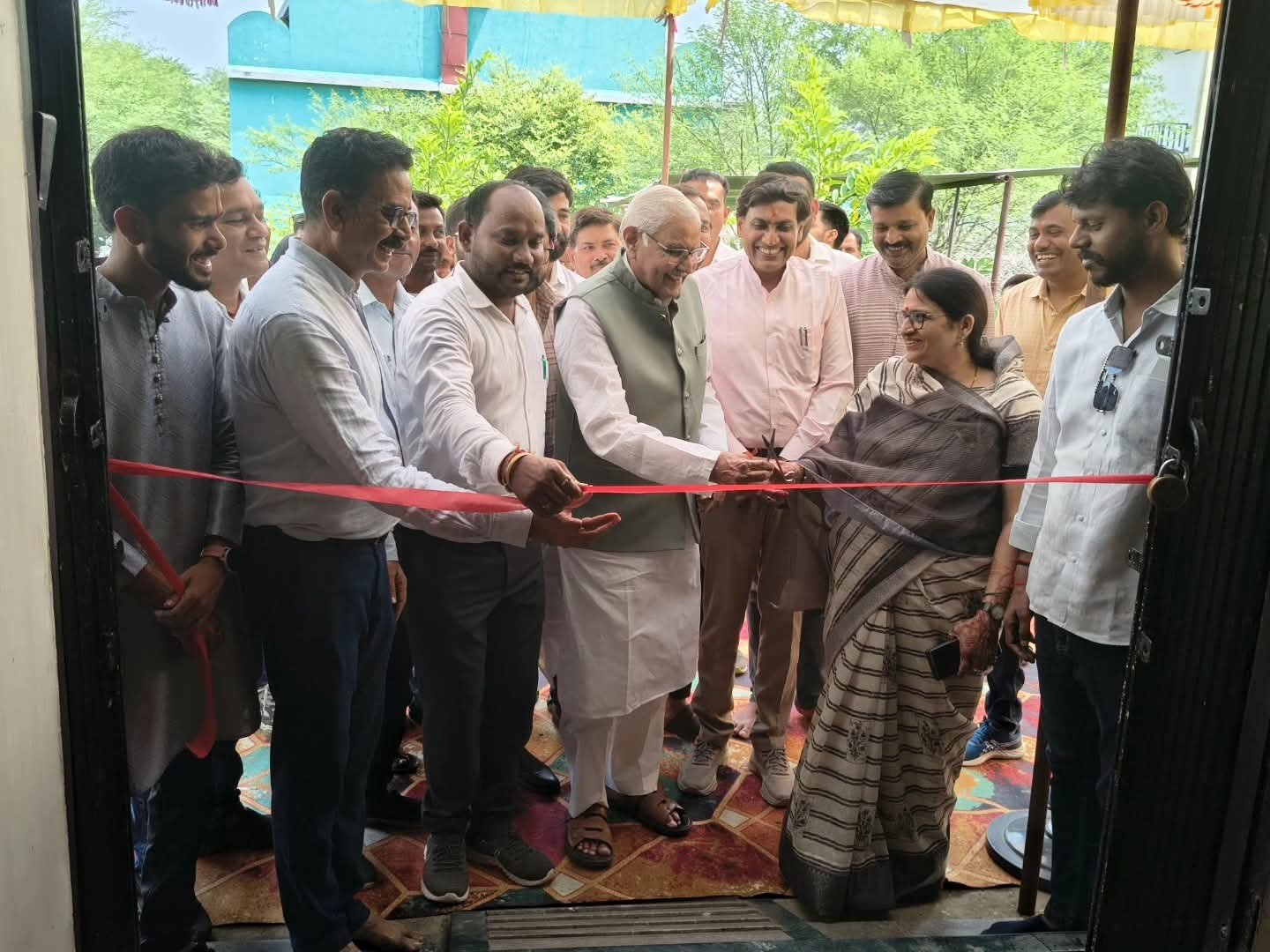 Volunteers celebrated Deendayal Upadhyay Jayanti by donating 22 units of blood at a blood donation camp.