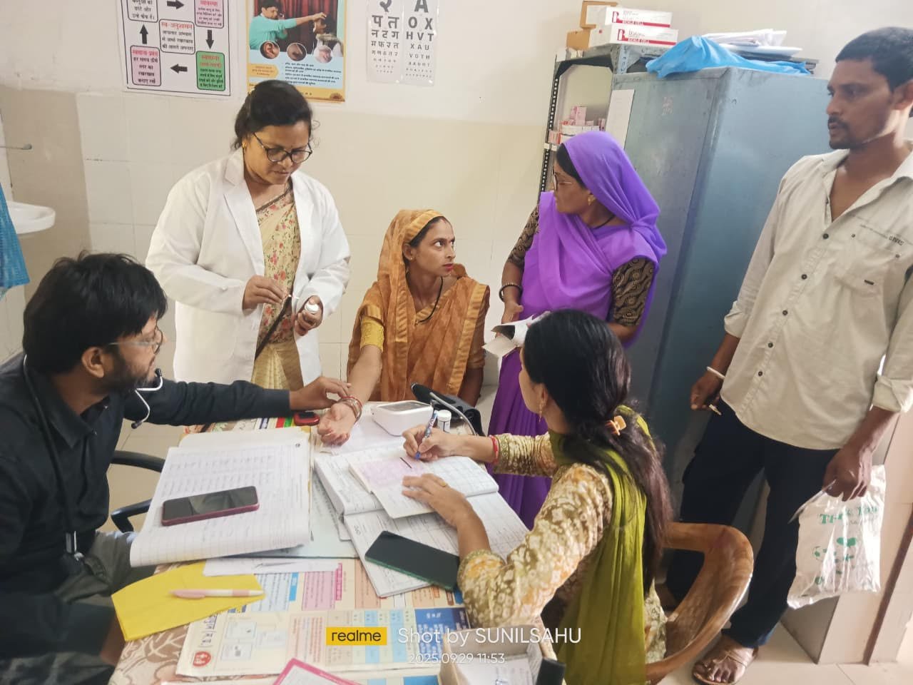 Health camp organized in Mehragaon under the campaign 'Healthy Women, Strong Family'