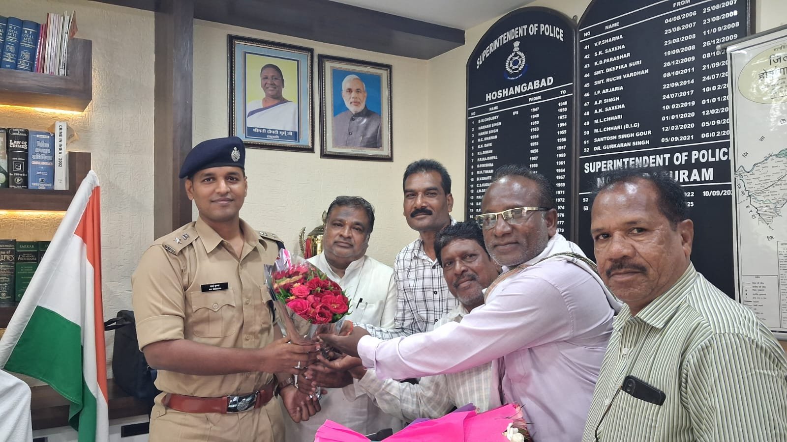 The tribal community told the SP about the harassment they were facing from the Forest and Excise Departments.