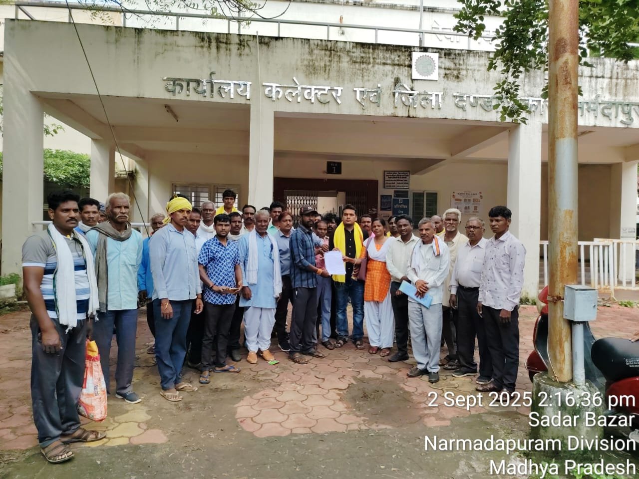 Now the villagers reached the collector with a complaint of assault